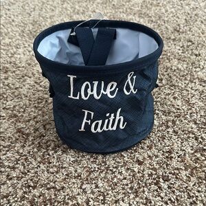 Thirty-One Navy Blue Love & Faith Bag